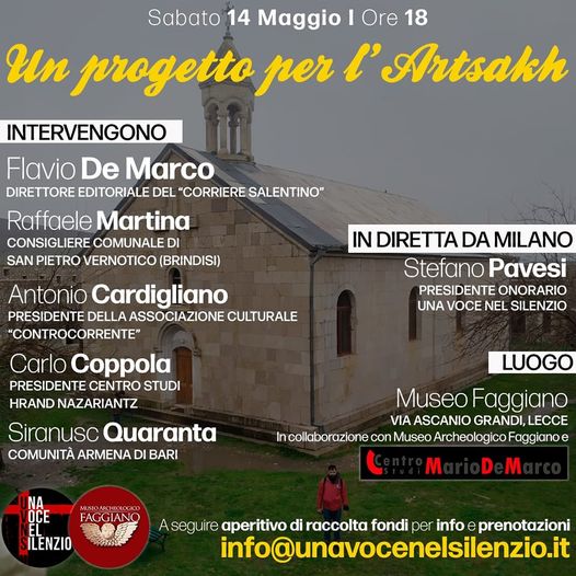 locandina di un progetto per l artsakh